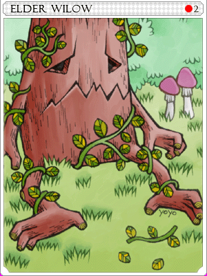 엘더윌로우 카드 illustration