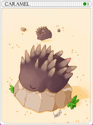 카라멜 카드 illustration
