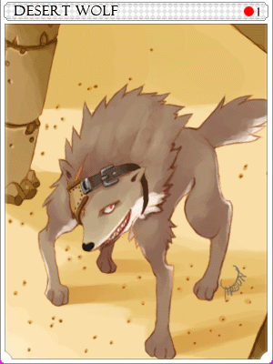 데저트울프 카드 illustration
