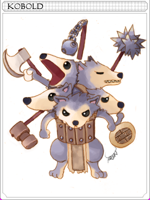 코볼트 카드 illustration