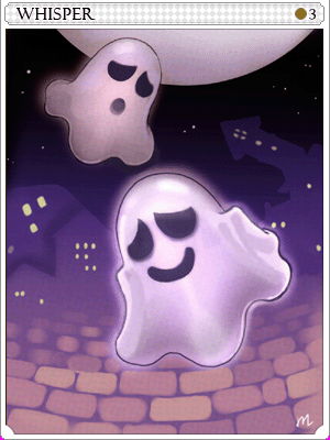 위스퍼 카드 illustration