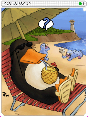 갈라파고 카드 illustration