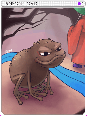 독두꺼비 카드 illustration