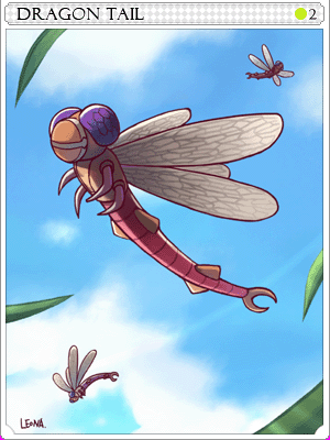 드래곤테일 카드 illustration