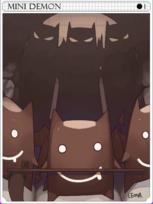 미니데몬 카드 illustration