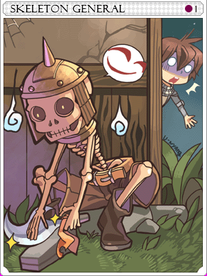 스켈레톤제네럴 카드 illustration