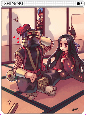 시노비 카드 illustration