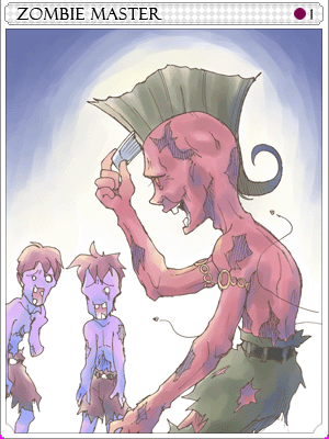 좀비마스터 카드 illustration