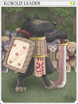 코볼트리더 카드 illustration