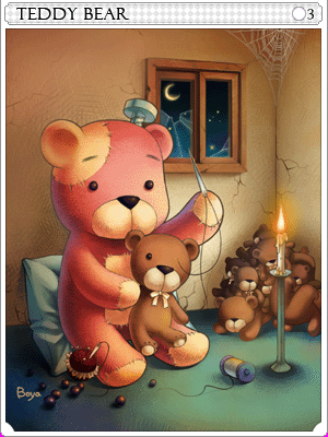 곰인형카드 illustration