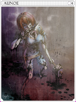 아우노에 카드 illustration
