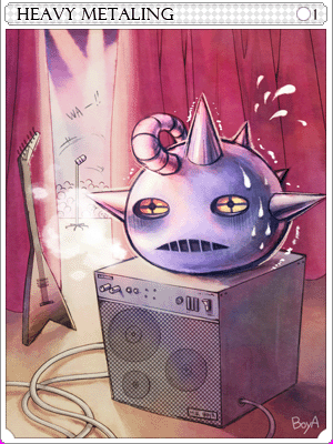 헤비 메탈링 카드 illustration