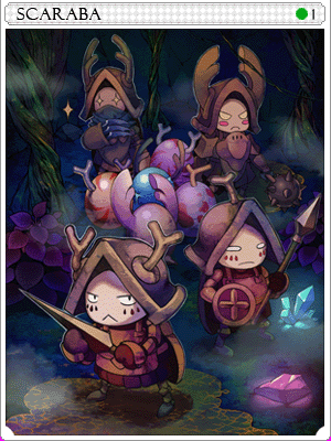 스카라바 카드 illustration