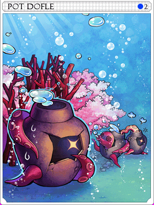 도프레 항아리 카드 illustration