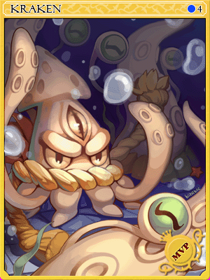 크라켄 카드 illustration