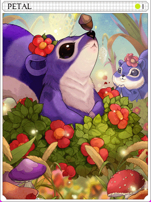 페탈 카드 illustration