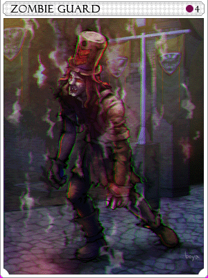 되살아난 경비병 카드 illustration
