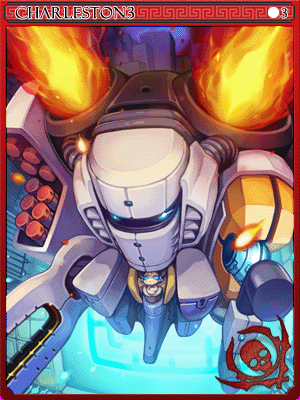 찰스턴 카드 illustration