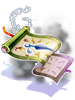 Incorporeal Kunai Summoning Scroll