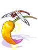 Magic Yellow Foxtail Staff