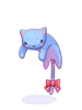 Costume: Blue Drooping Cat