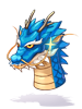 Costume: Blue Dragon Statue