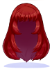 Costume: Straight Long (Red)