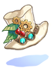 White Mechanical Plant Hat