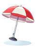 Costume: Fluffy Red Parasol