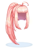 Costume: Ponytail Hair (Pink)