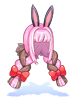Costume: Chocolate Rabbit Hair