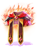 Flame Flower Magical Muffler